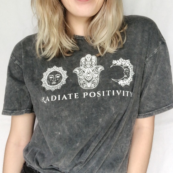 Caution To The Wind Tops - Radiate Positivity NWOT Super Soft Graphic Tee
